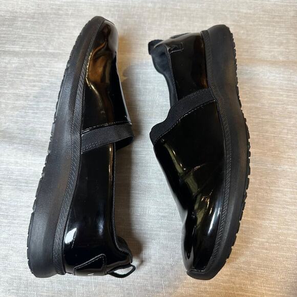 Vionic Pro Womens Fiona PNT Slip-On Shoes Size 8.5 Black Patent Leather Made In - Picture 7 of 9